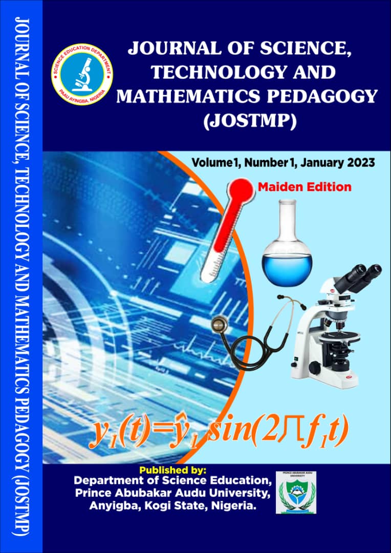 Journal Of Science Technology And Mathematics Pedagogy